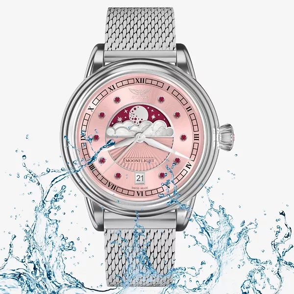 Часовник Aviator DOUGLAS MOONFLIGHT GEMSTONE EDITION RUBY 36MM V.1.33.0.417.5 Часовник Aviator DOUGLAS MOONFLIGHT GEMSTONE EDITION RUBY 36MM V.1.33.0.417.5